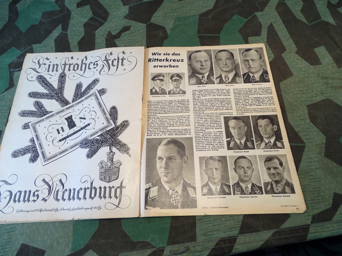 Luftwaffen Zeitschrift " Der Adler", Heft 26, 24.12.1940, Westfeldzug Luftwaffen Zeitschrift " Der Adler", Heft 26, 24.12.1940, Westfeldzug