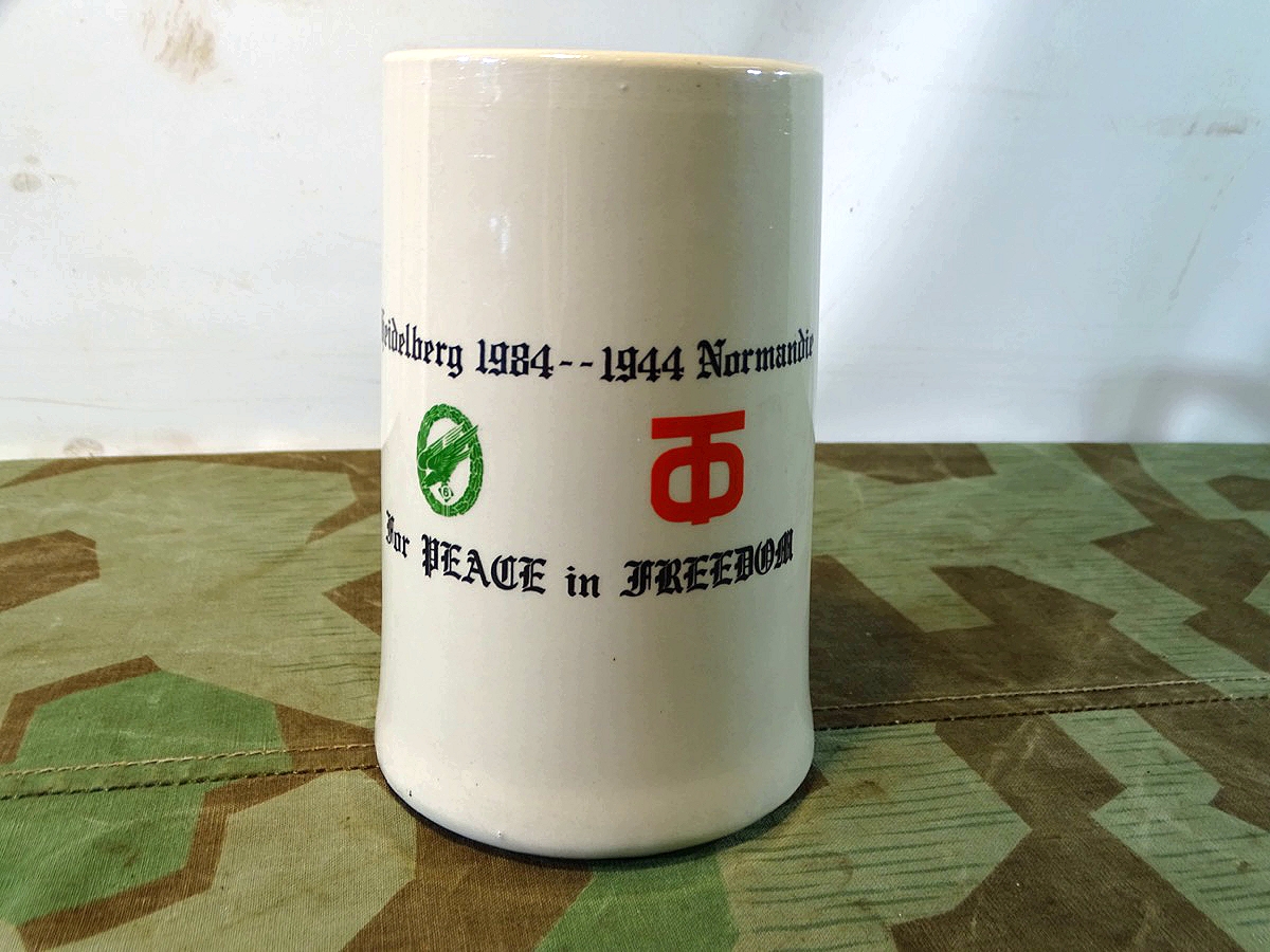 Fallschirmjäger Rgt. 6 Treffen Erinnerungskrug: Normandie 1944, Heidelberg 1984, 0,5 Ltr. 