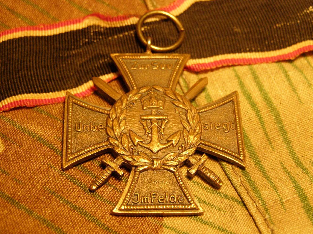 Ehrenkreuz des Marine-Korps 1914-1918, Buntmetall bronziert