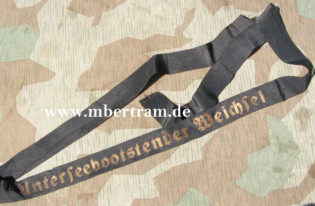 Mützenband Kriegsmarine "Unterseebootstender Weichsel "