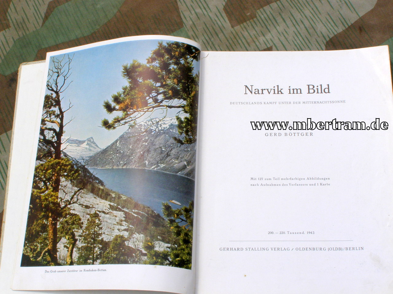 11624-5 Böttger, Gerd: Narvik im Bild. 127 Abb. 1943. 151 S.