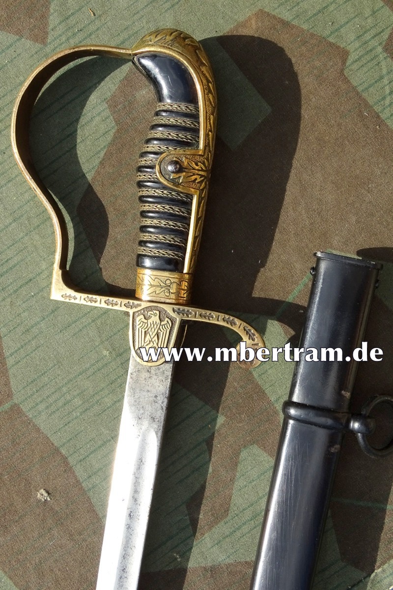 Wehrmacht Offizierssäbel, Hoheitsadler, "Alcoso Solingen"