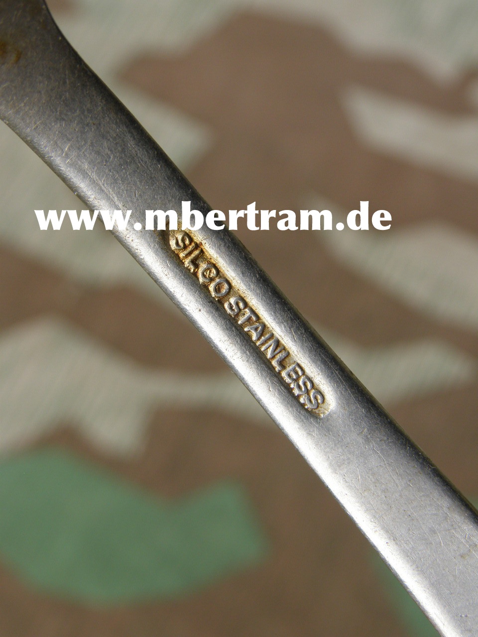 US Army Militär Suppenlöffel " Fa. Silco Stainless"