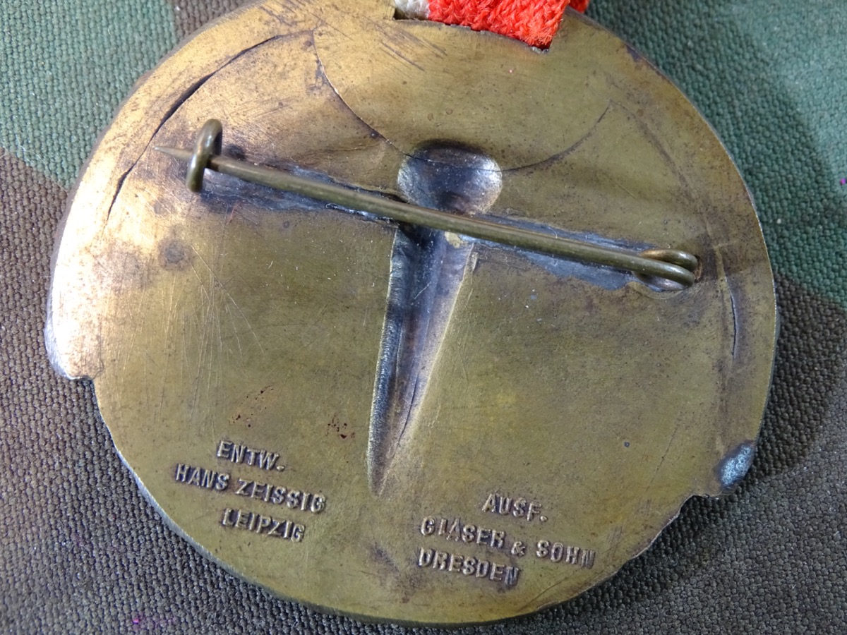 Medaille 12. deutsches Turnfest Leipzig 1863-1913. 12.-16. Juli 1913