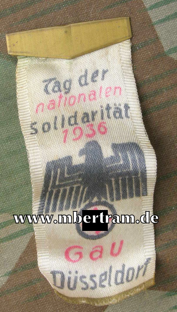 Tag der nationalen Solidarität 1936, Gau Düsseldorf