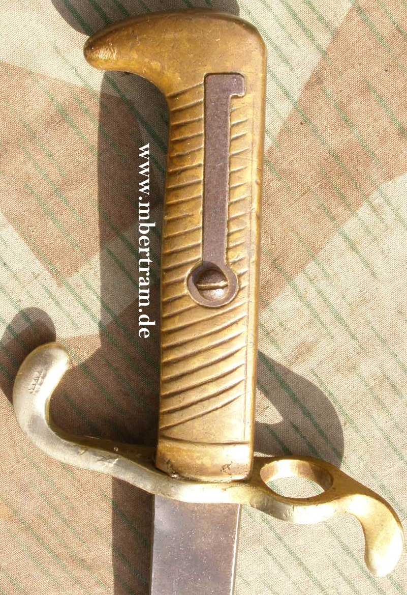 Extra Seitengewehr M 1871 mit Klingenätzung