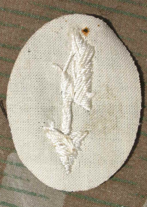 Ärmelabzeichen Funker der Infanterie um 1941.