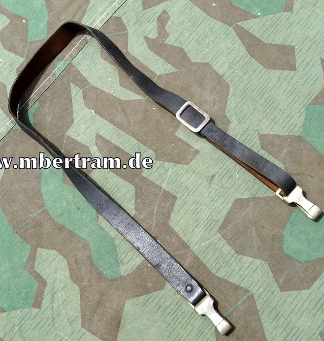 Original SS Schulterrienem, "UE 10 RZM, Riemen mit SS RZM.