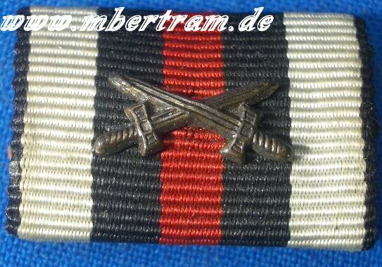 1er Bandspange: Ehrenkreuz für Frontkämpfer 1914-1918
