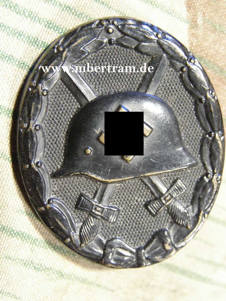 VERWUNDETEN ABZEICHEN 1939 IN SCHWARZ, Deumer