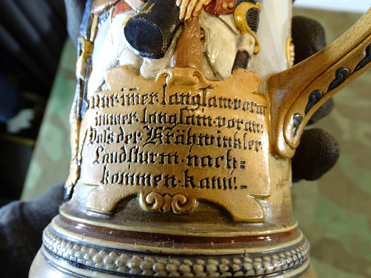 Reservisten Krug / Patriotischer Krug Krähwinkler Landsturm