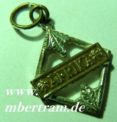 Traditions Kettenanhänger des Afrikakoorps " Afrika"