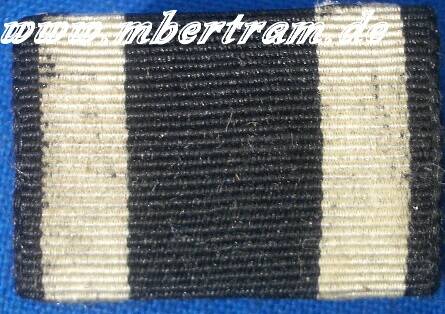 1er Bandspange: Eisernes Kreuz 2. Klasse 1914