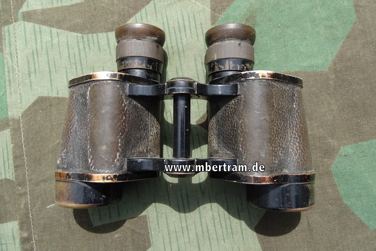 Privat beschaftes Fernglas E Leitz Wetzlar, 40er Jahre aus Offiziersnachlass.