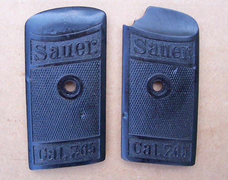 Griffschalen / Grippanels Sauer & Sohn Mod. 14 Kal. 7,65