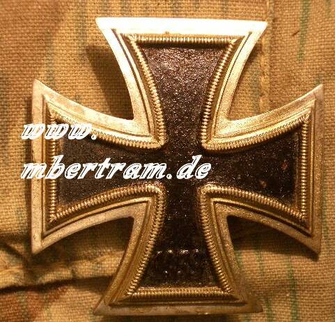 EISERNES KREUZ 1939 1. KL. Ohne Hst. Sauber Entnazt.