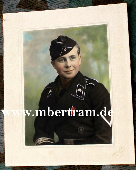 Gefreiter, schwarze Panzeruniform, Regt. "Großdeutschland"