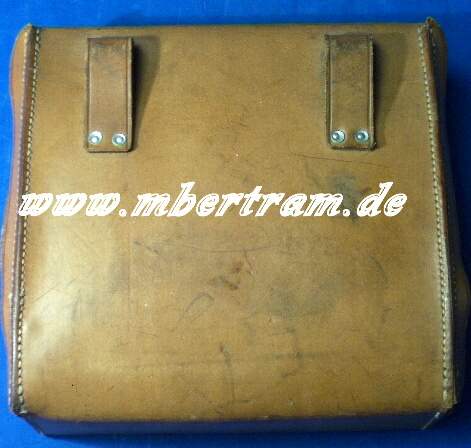 Luftschutz Gastasche, helles Glattleder, Söhngen & Co 1938