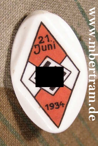 Hitler-Jugend Siegernadel 1934 HJ-Reichssportwettkämpfe