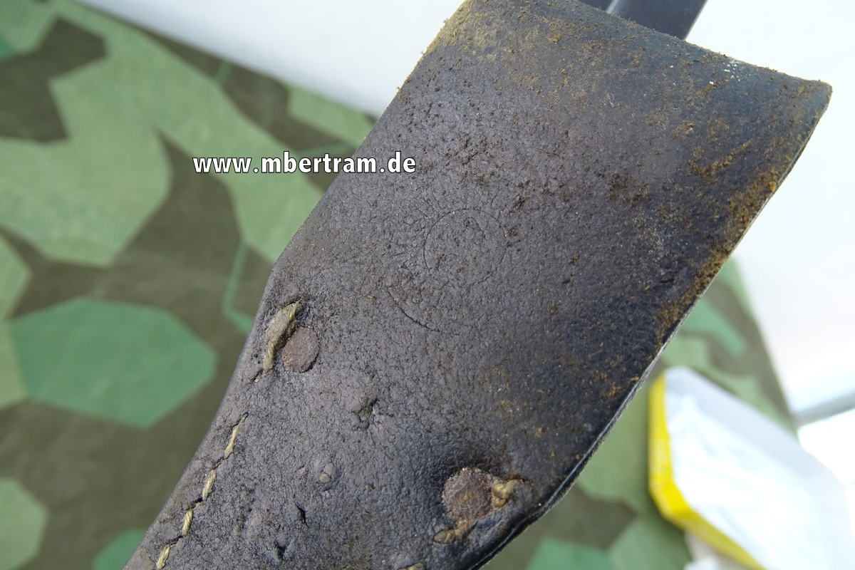17977-11 1.Weltkrieg Bajonett Mod. 98/05, Koppelschuh " Schleutermann, Remscheid 1918