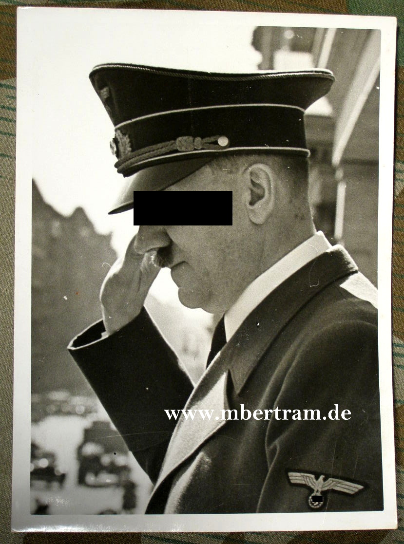 Pressebild A.Hitler, Freigegeben v. H. Hoffmann