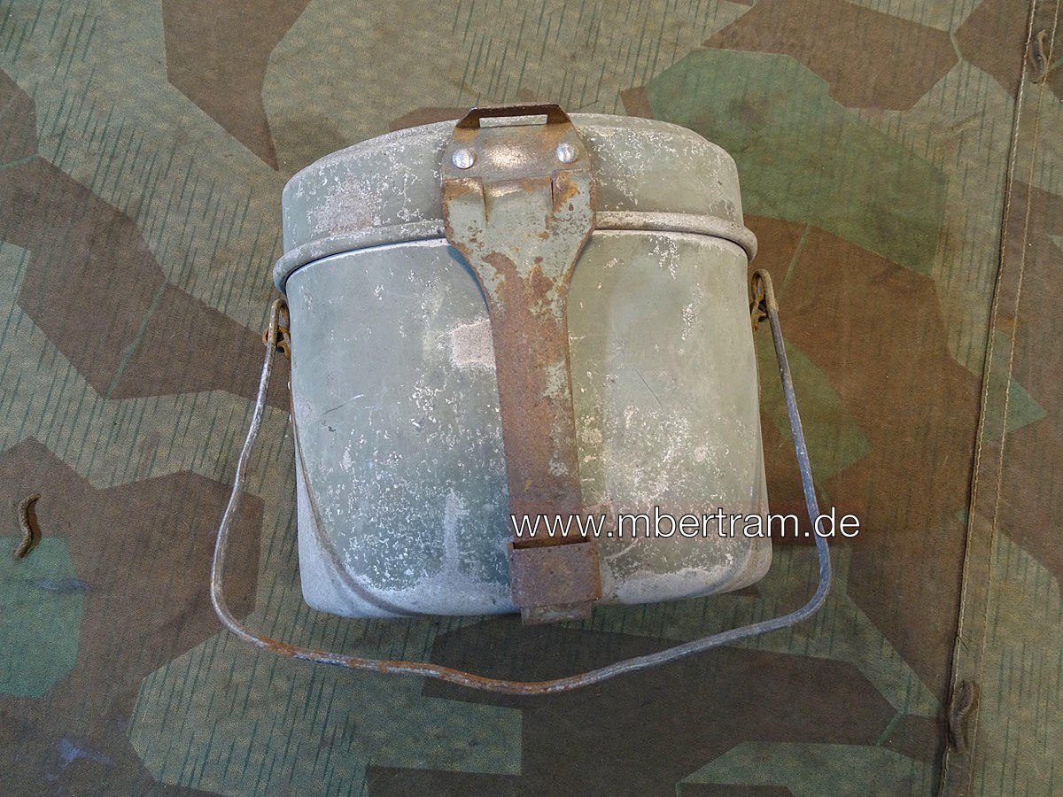 Kochgeschirr Wehrmacht, zusammengehörig, ungestempelt um 1944/45
