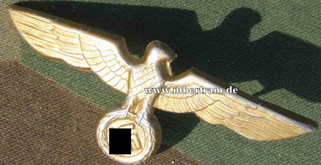 Mützenadler Feinzink Kriegsmarine Schirmmütze, 1 Splint
