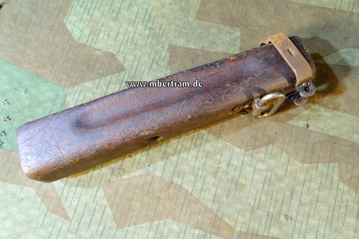 Handschutz  Thompson MP  2. Weltkrieg mit Ring, Holz mit Fehlstelle