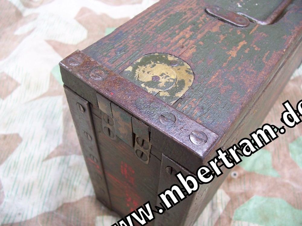 MG 08 Werkzeugkasten I.Weltkrieg mit Einteilern