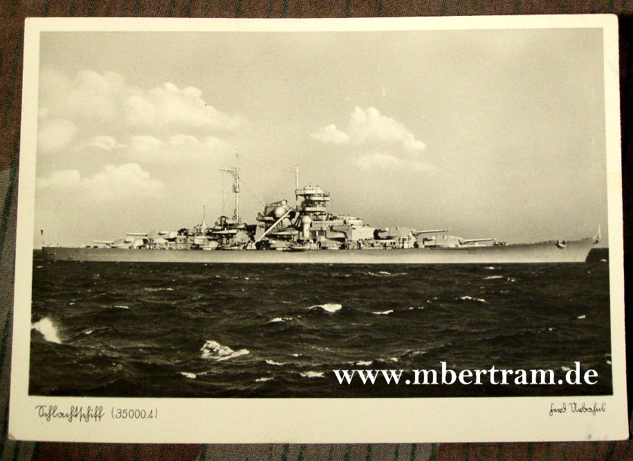 Kriegsmarine "Schlachtschiff ( 35000t)", ungelaufen