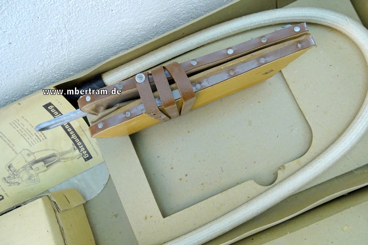 13511-145a7aecfd1de01 Komplettes Luftschutz Gasbettchen in Originalkarton mit Zubehör