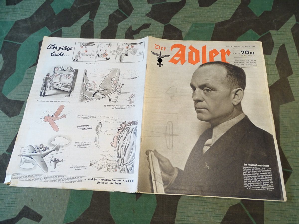 Luftwaffen Zeitschrift " Der Adler", Heft 9, 27.04.1943