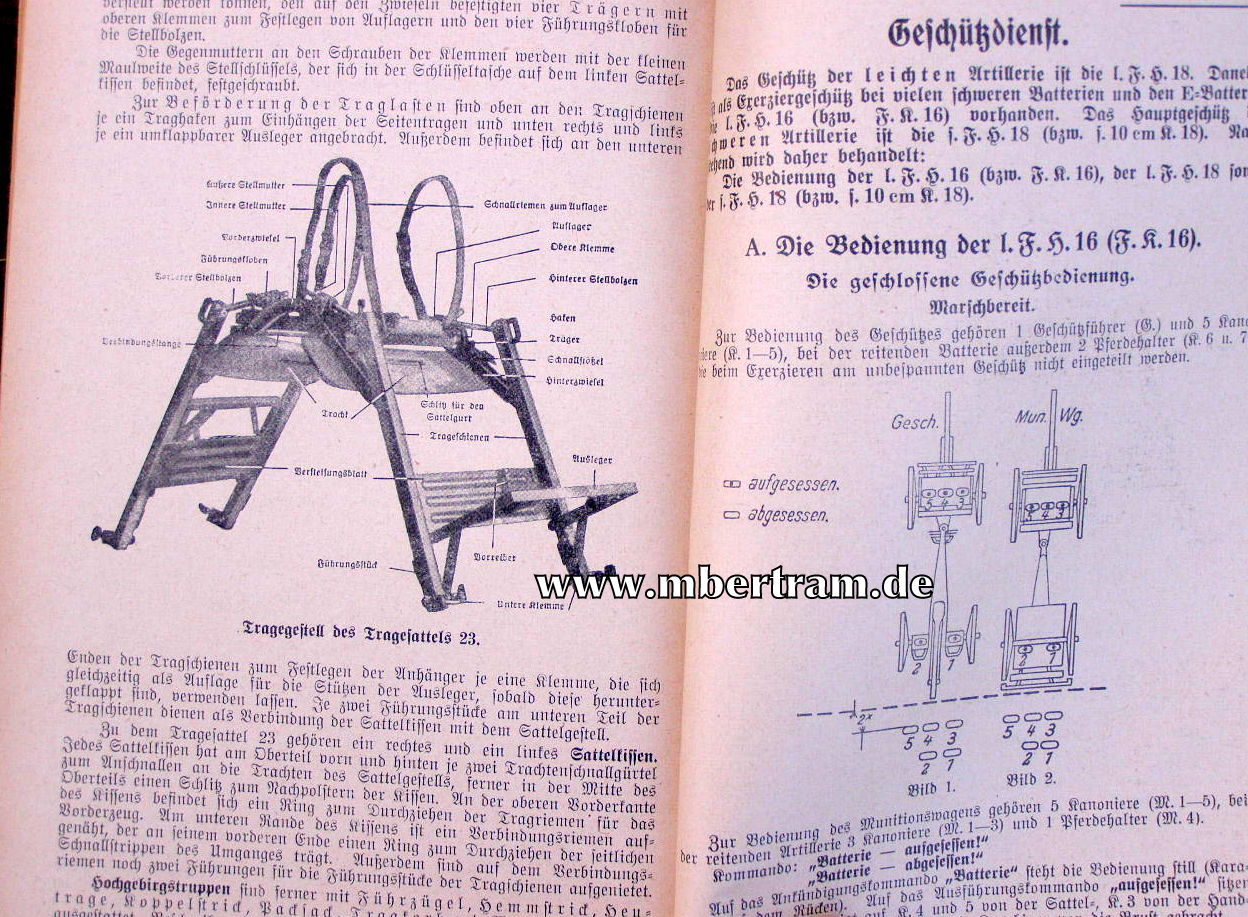 12101-18 Der Dienstunterricht im Heere für den Kanonier 1940, 319 s.