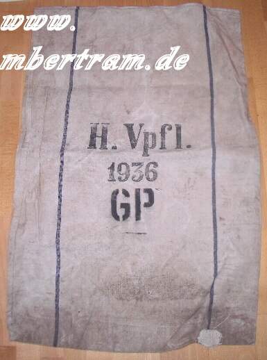 Heeres Verpflegungssack. H. Vpfl., 1936, Adler, Z 3-