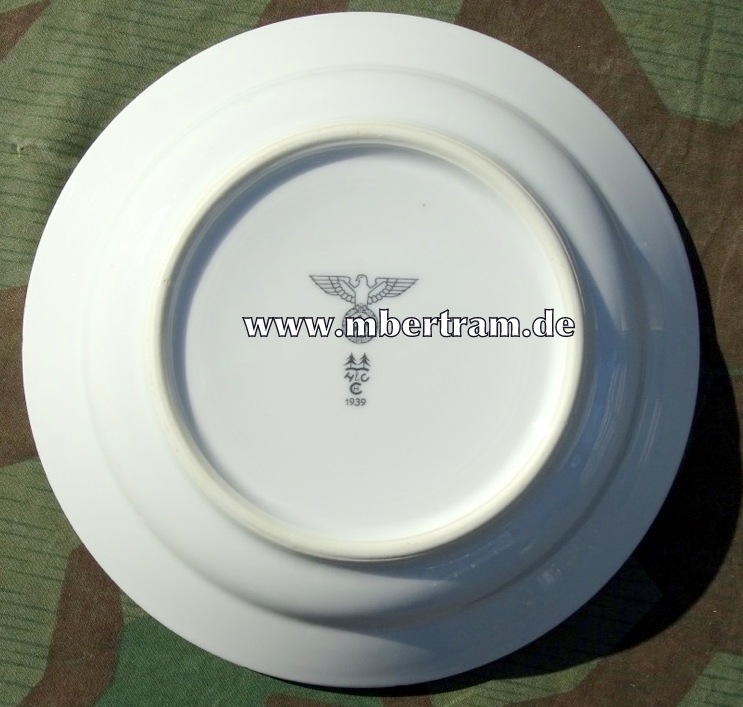 Wehrmacht Suppenteller, Adler, H&amp;C, Sudetenland, 1939