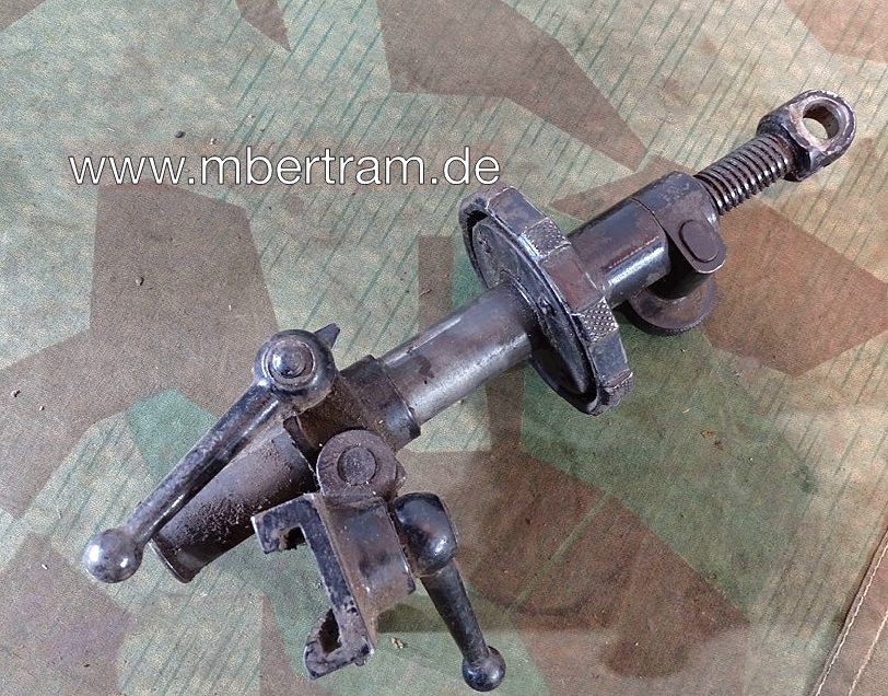 Bauteil für Lafette des britischen Brenn MG , Mittel Verstellung