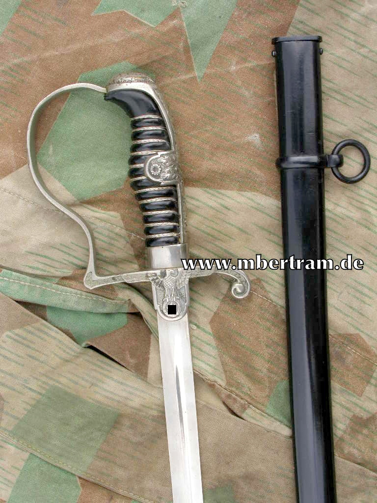 Allgemeine SS Offizierssäbel. !!Sibernes Gefäß !!
