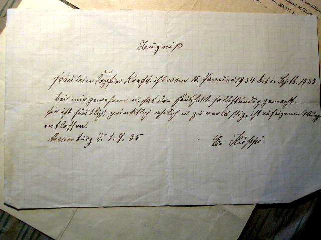 Bescheinigung über EK 2 1914, Frontkämpfer Ehrenkreuz