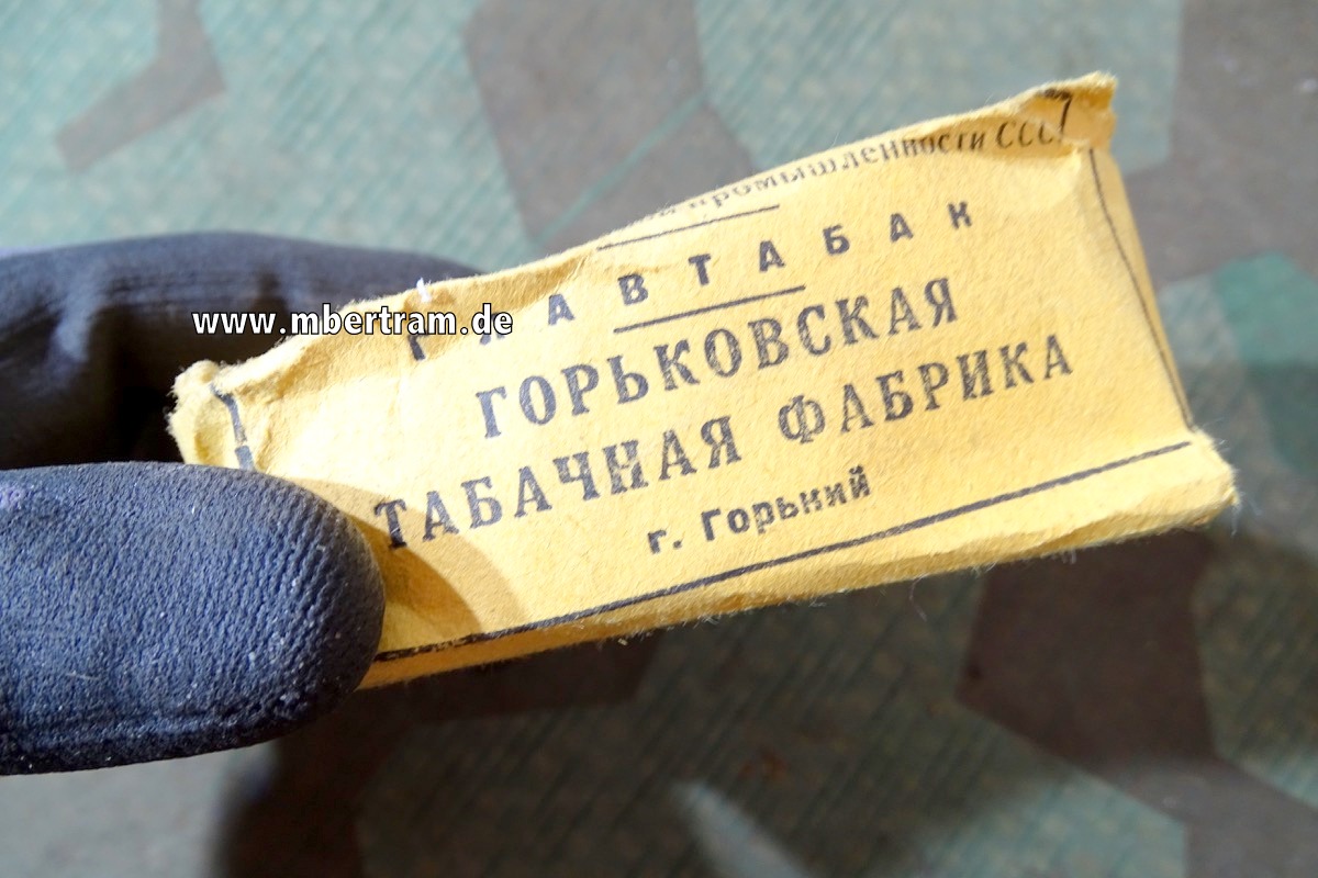 Russischer Tabak, deutsche Beute 1943, ungeöffnet