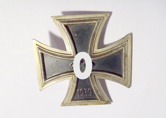 Eisernes Kreuz 1.Klasse 1939 o. Hersteller leicht gewölbt