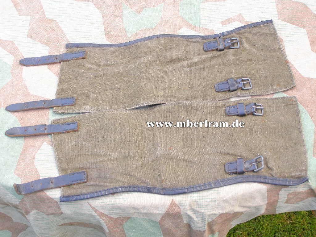 Waffen SS oder Wehrmacht Segeltuchgamaschen