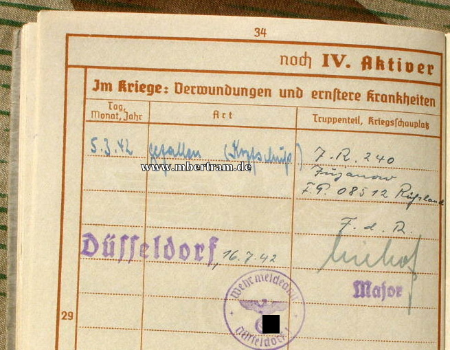 11385-14 Dokumente: 1. Inf. Rgt. 39 , Nachr. Zug, Düsseldorf, EK 2....
