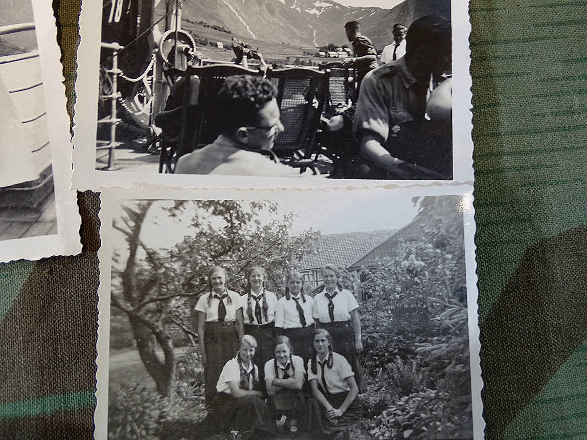 15 Fotos eines BDM Mädchens auf einer KdF Schiffsreise, wohl Skandinavien 03.07.1934 15 Fotos eines BDM Mädchens auf einer KdF Schiffsreise, wohl Skandinavien 03.07.1934