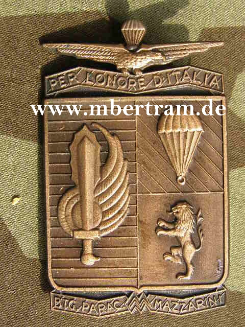 Italien Truppenabzeichen Fallschirmtruppe 2. Weltkrieg
