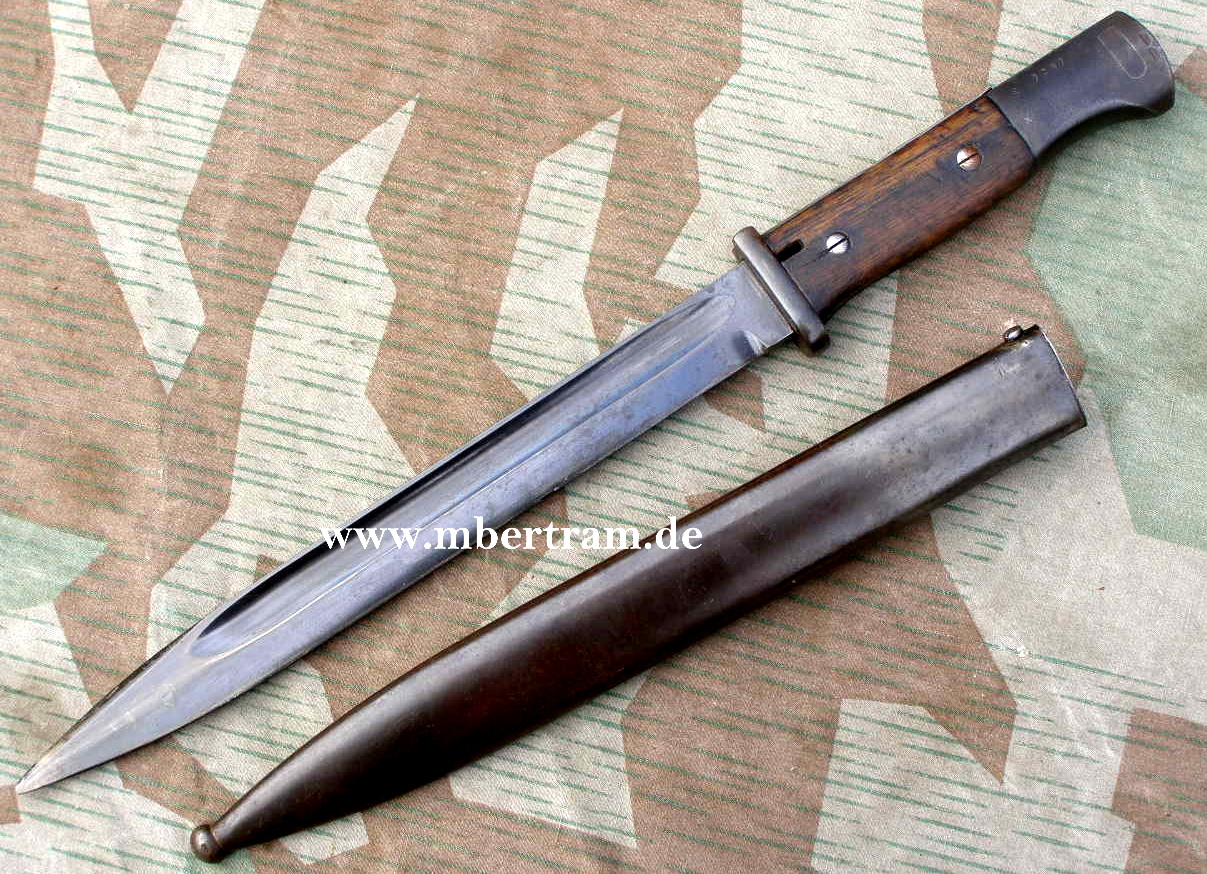 10356-2 SEITENGEWEHR 84/98 DEUTSCHES REICH, Scheide u. WaA
