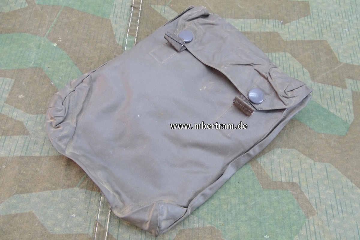 Wehrmacht Gasplanen Tasche, gummiertes Leinen, adp, 1944