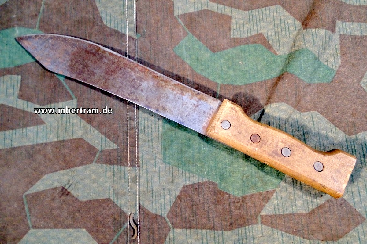Kurze Machete, Britisch, ohne Stempel, Baumuster typisch für 2. WK