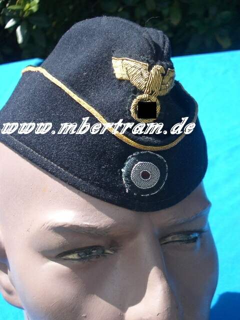 Kriegsmarine, dunkelblaues Schiffchen für Offiziere, Gr. 56