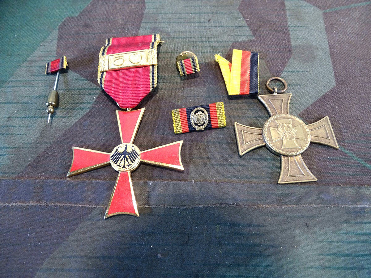 Verdienstkreuz am Bande BRD BVK für Arbeitsjubilare Bundesverdienstkreuz, Bandschleifen etc. 