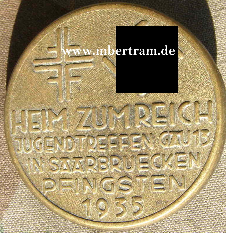 Heim zum Reich Jugendtreffen Gau 13 in Saarbrücken 1933